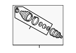 1K0498099J - Suspension: Outer Joint Assembly for Volkswagen Image