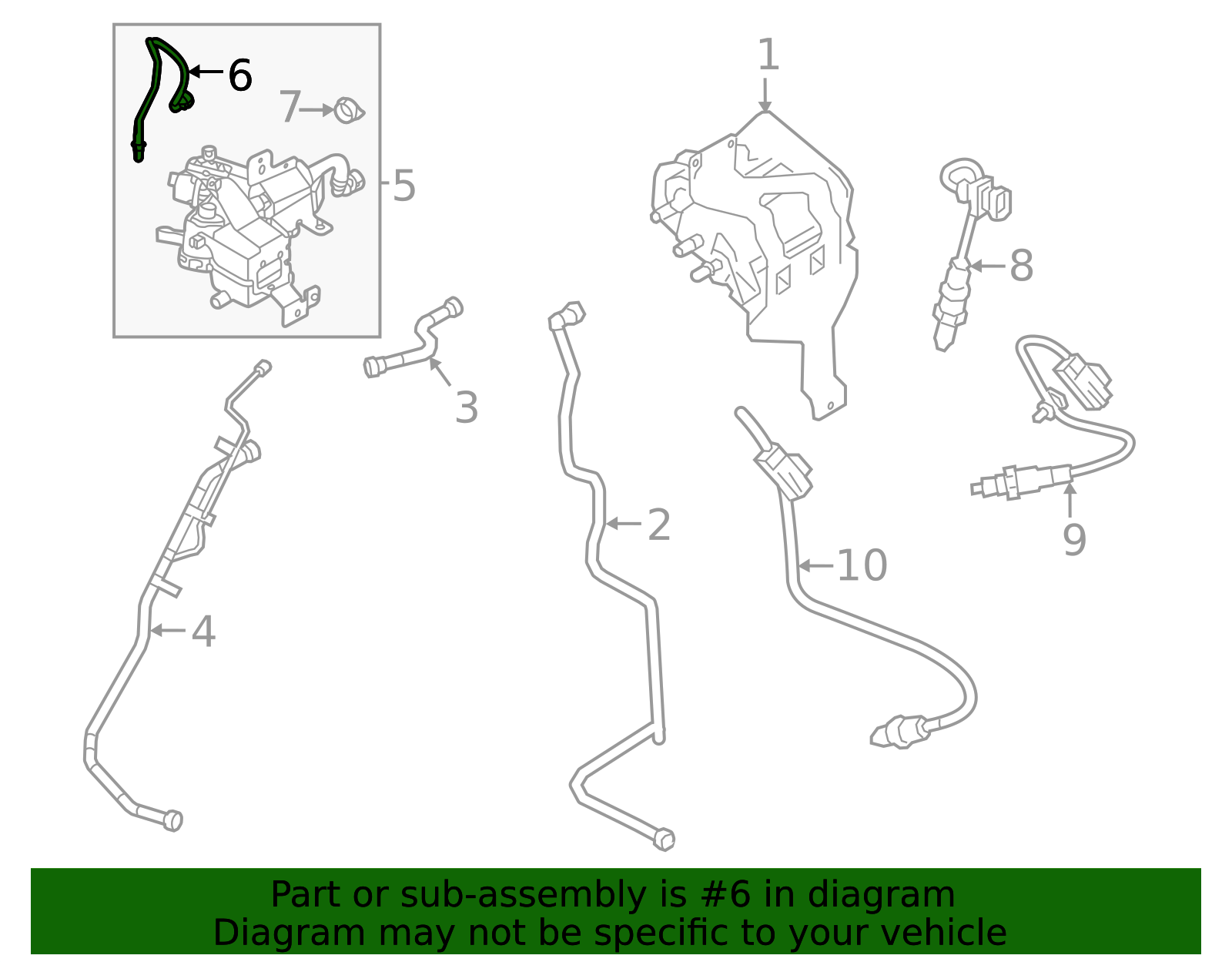 Autonation Range Rover LR141426 - High-Quality Evaporative Emissions System Lines for 2021 ...