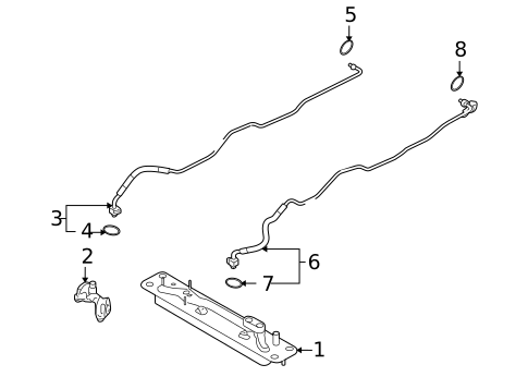 Trans Oil Cooler for 2011 BMW X6 #1