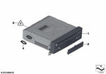 65129368387 - Audio, Navigation, Electronic Systems: Reman Dvd Audio System Rear for BMW Image