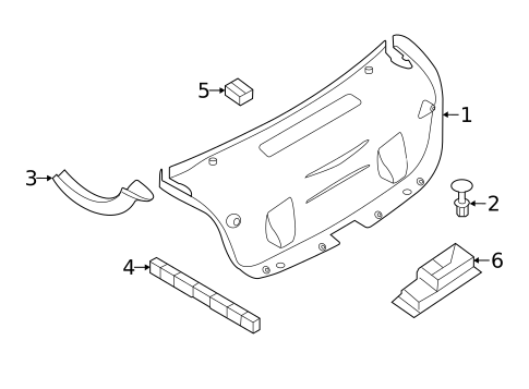 Interior Trim - Trunk for 2017 BMW 340i #0