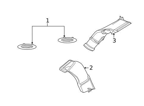 Ducts for 2012 Ford Explorer #1