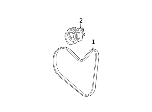 Belts & Pulleys for 2003 Saturn Vue #0