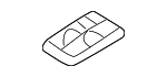 1225A6011 - Body: Front Bumper U-Nut for Nissan Image