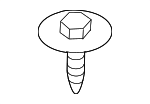 7149126886 - Belts &amp; Cooling: Radiator Support Splash Shield Screw for Mini Image image
