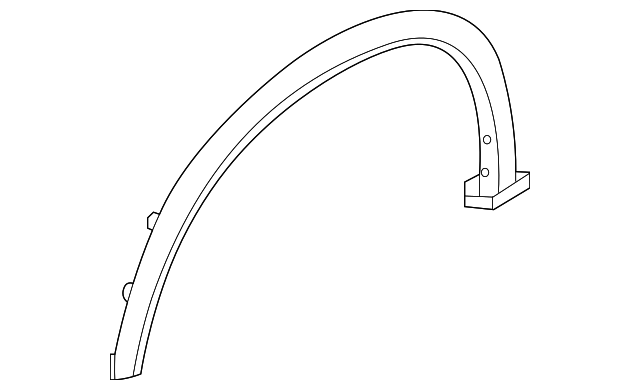 63861-6RR1A - Wheel Opening Molding 2021-2025 Nissan Rogue