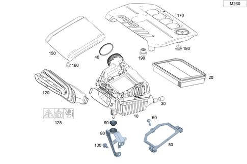 Air Intake, Gasoline Vehicles for 2020 Mercedes-Benz A220 #0