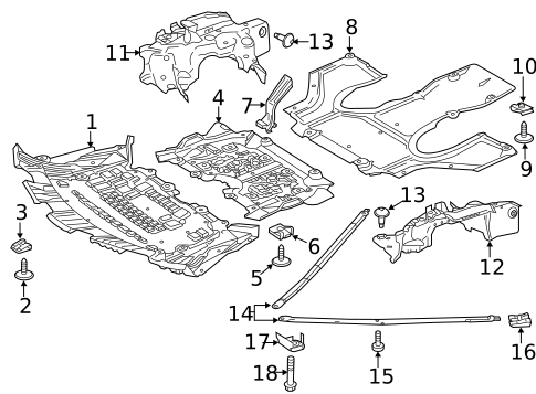 Splash Shields for 2014 Mercedes-Benz SL65 AMG #0