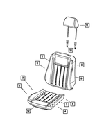 4610213AA - Interior Trim: Seat Cushion Pan for Mopar Image