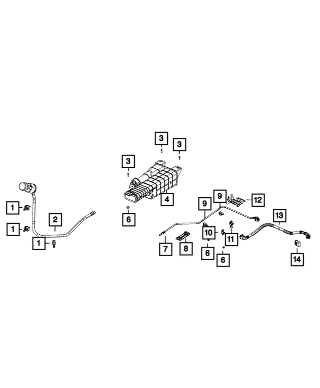 6106170AA - Emission Controls: Nut for Mopar Image image