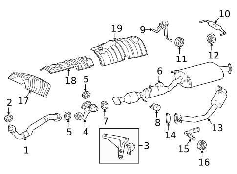 Exhaust Components for 2016 Lexus RX450h #0