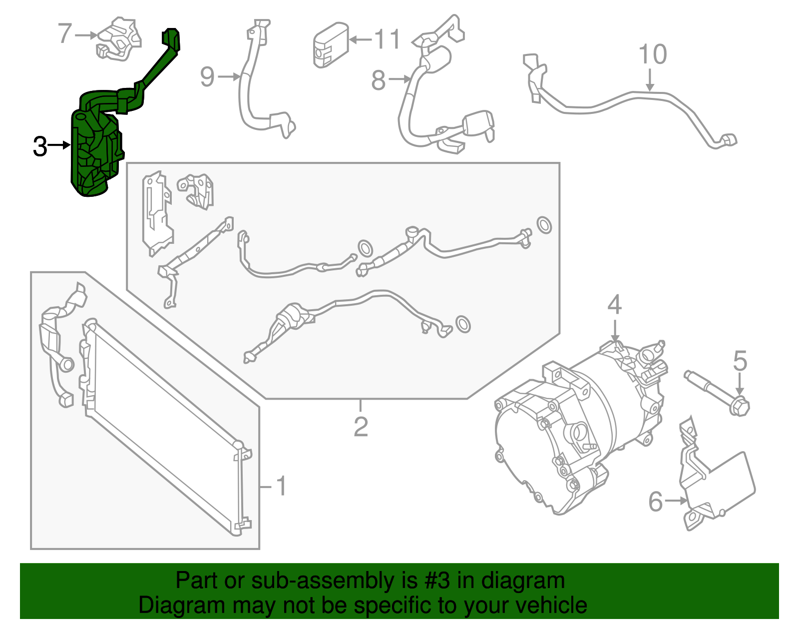 Pressure Line - Nissan (92479-3NK0B)