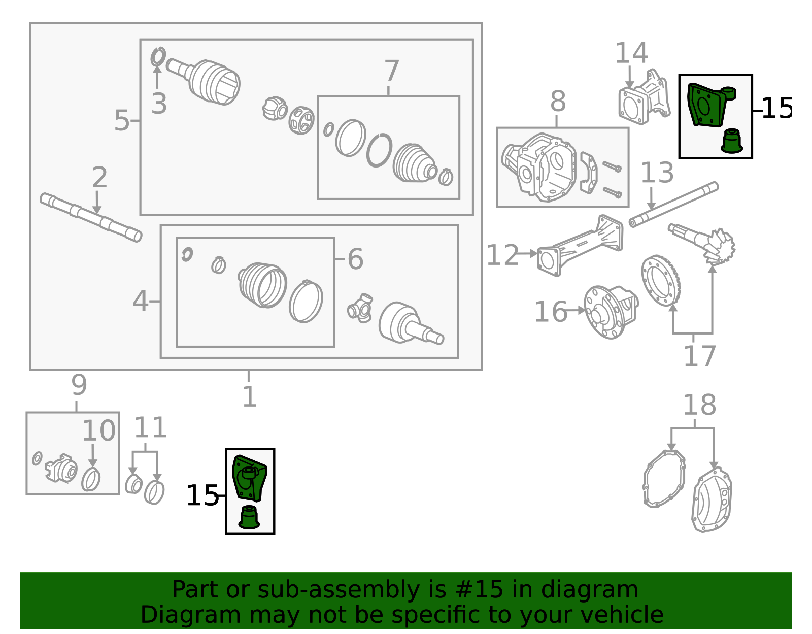 2006-2010 Hummer Front Passenger Side Differential Carrier Bracket ...
