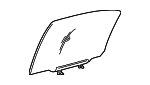 6811330660 - Body: Movable Glass for Lexus: GS300, GS400 Image
