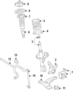 4815858010 - : Lower Spring Insulator for Toyota: Prius V Image