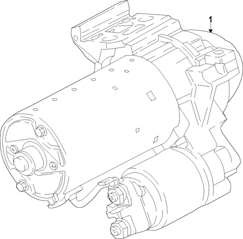Starter for 2021 BMW X5 #1