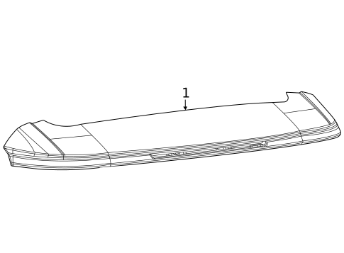 Spoiler for 2022 Jeep Grand Cherokee L #0