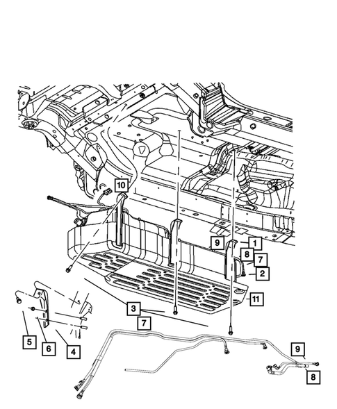 Tank, Fuel for 2007 Jeep Commander #0