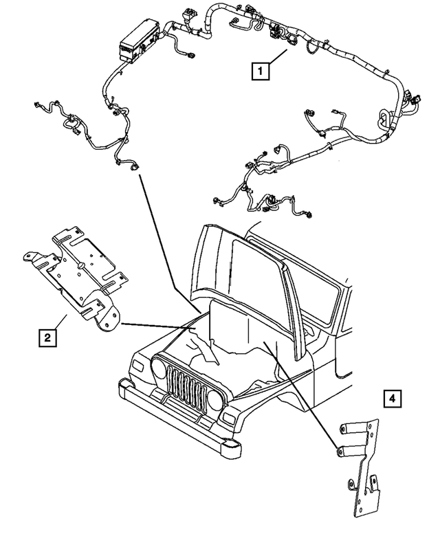 56051665AG - : Dash Wiring for Mopar Image