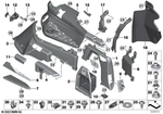 51477951230 - Vehicle Trim: Cover Of Screw, Right for BMW Image