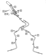 5LB412VXAF - Brakes: Parking Brake Lever for Mopar Image