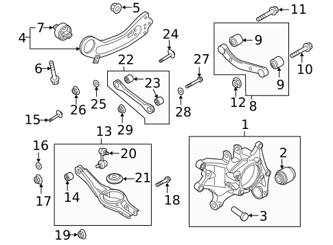 Rear Suspension for 2022 Kia Sorento #1
