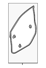 72310T1WA11 - Body: Door Weather-strip for Honda: CR-V Image