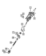 68414987AE - Steering: Steering Column Module for Mopar Image