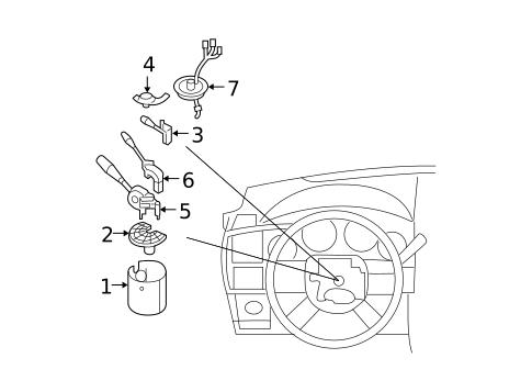 Switches for 2007 Dodge Magnum #1