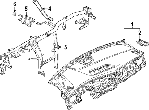 Instrument Panel for 2025 Audi Q6 e-tron #0