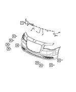 68216117AB - Electrical: Front Fascia Wiring for Mopar Image