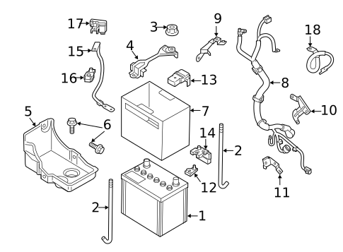 Battery for 2011 INFINITI QX56 #0