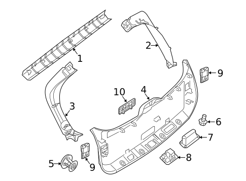 Interior Trim for 2013 INFINITI JX35 #0