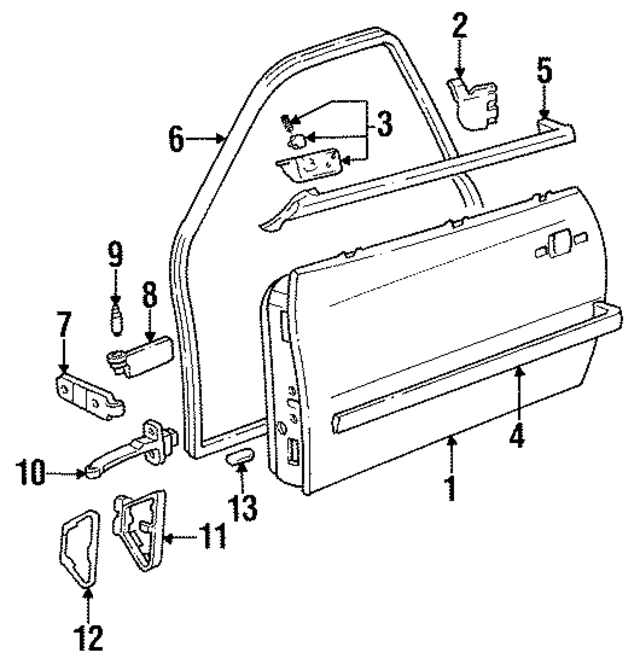 321831421 - Body: Hinge Pin for Porsche Image