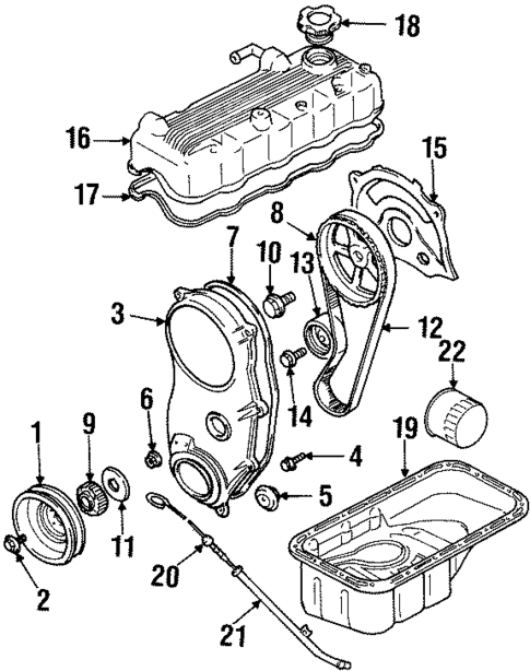 Engine Parts for 1995 Suzuki Swift | World OEM Parts Subaru