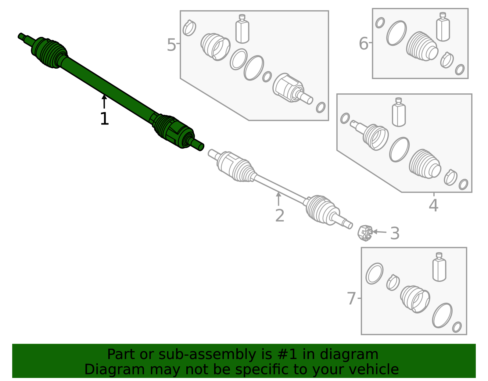 nao様 2020-2025 Hyundai Sonata Axle Assembly 49501-L5010 | Hamilton