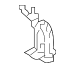 65654H8000 - Body: End Support for Kia: Rio Image