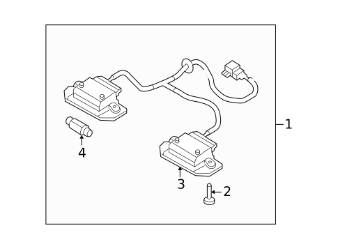 License Lamps for 2006 Hyundai Elantra #0
