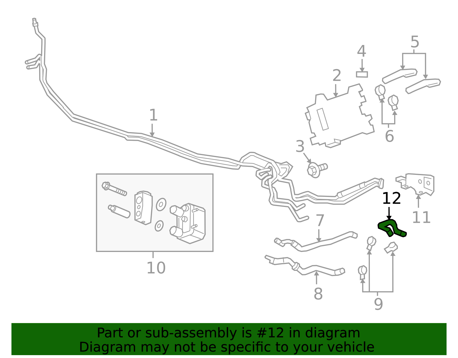 Coolant Hose - Reliable OEM Engine Cooling 23307853 | AutoNation Parts