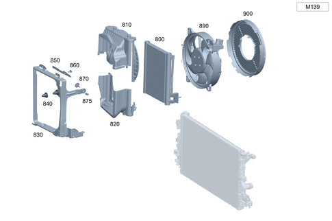 Cooler, Mount and Cover for 2016 Mercedes-Benz GLA 45 AMG&reg; #0
