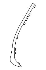 5271230120 - Body: Side Molding for Lexus: GS Turbo, GS200t, GS300, GS350, GS450h Image