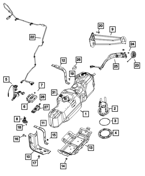 Diesel Exhaust Fluid System for 2024 Ram 3500 #1