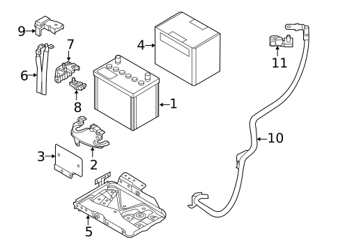 Battery for 2018 Nissan Versa Note #0