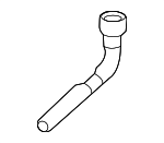 4G0122109AF - Cooling System: Reservoir Hose for Audi Image