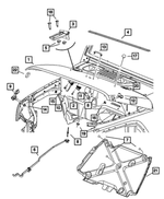 68199943AB - Body Sheet Metal Except Doors: Hood for Mopar Image