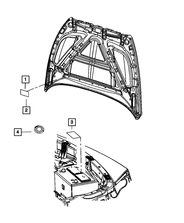 68080117AA - Labels: Vehicle Emission Control Information Label for Mopar Image