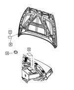 68080117AA - Labels: Vehicle Emission Control Information Label for Ram: Dakota Image
