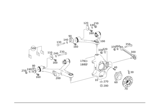 Rear Axle Mount for 2011 Mercedes-Benz SLS AMG #0