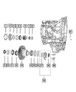 4800528AA - 62TE; 6-Speed; Automatic Transaxle: Shim for Mopar Image
