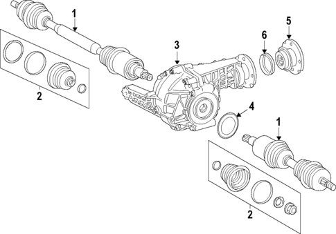 Front Axle for 2015 Mercedes-Benz ML400 #1